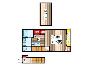 フラットテラスの物件間取画像